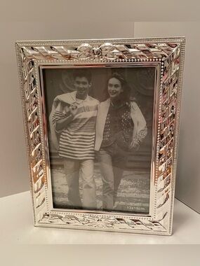 Lavie Silver Plated 5x7‎ Frame Front Photo Album 96 Photos Vintage Never Used